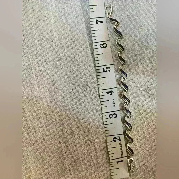 Vintage 925 Silver Bracelet - Picture 2 of 4